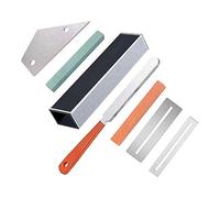 NONDK Guitar Luthier Tool Include Fret Leveling Beam,Guitar Fret File,Rocker and Fingerboard Protectors,Grinding Stones