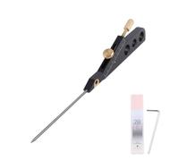 NONDK Guitar Measuring Tool Classical Acoustic Guitar Grip String Cutting Saddle Slot L for Height Instrument Repair Black