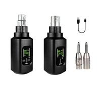 NONDK Guitar Wireless Microphone System XLR Transmitter and Receiver for Dynamic Wired Microphone