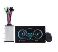 NONDK H8 Electric Bicycle LCD Display with Controller Screen, Projection Navigation, Digital Stopwatch Speedometer, Ebike Meter Combo