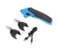 NONDK Heavy Duty Cordless Electric Scissors, for Cutting Fabric USB Re- Cutter Shear Tools with 2 Blades Shears