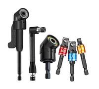 NONDK Hex Socket Adapters Included 6Pcs Right Angle Drill Attachment Set 105° Angle Drill Adapter