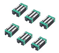 NONDK HGH20CA Linear Slider Bearing HGH20CA Linear Guide Slider Block for CNC Machines and DIY Project 6pcs