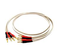 NONDK HIFI Speaker Wire 400 Core Banana Plug for Amplifier Hi-Fi Systems Speaker Cable