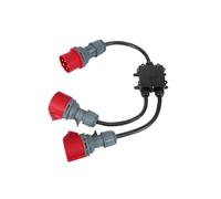 NONDK High-Voltage Cable 5 X 2.5mm2, 32A to 16A, CEE Adapter, 16A 415V Power Distributor High-Voltage Adapter