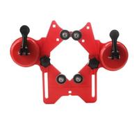 NONDK Hole Saw Suction Cup Guide Open Hole Locator with Double Suction Cups, Adjustable for Efficient Work on for Marble,No Drill