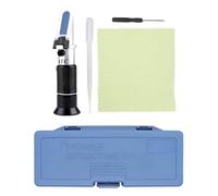 NONDK Honey Refractometer with ATC Refractometer for Honey Moisture Multifunctional Handheld Antifreeze Freezing Point Meter