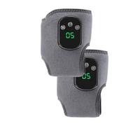 NONDK Hot Compress Vibration Massager Ankle Guard Band Electric Ankle Brace(2PCS) Adjustable Foot Protection Support Tool