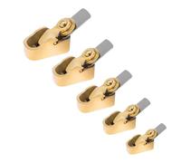 NONDK HSS Plane Cutter 5PCS Convex Bottom Copper Planes Curved Bottom Thumb Tool for Violin Luthier Making