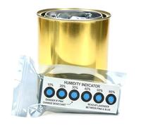 NONDK Humidity Indicator Card for Storage - 200 Cards, Clear Dots Visual | Ideal for sealed bags and boxes; 200 cards per can offer rapid humidity checks with clear color spots at a glance.