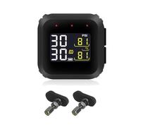 NONDK Internal Pressure Sensor Equipped Motorcycle TPMS Tyre Pressure Monitoring System LCD Display Magnetic Charging Functionality