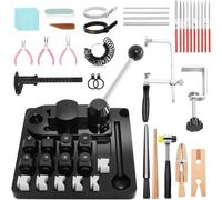 NONDK Jewelry Ring Bender Tool Set for Spoon Heavy Duty Multi-Function DIY Maker Machine Ring Bending Tool with for Spoon Making Functionality