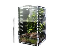 NONDK Jumping Spider Enclosure Accessories, Large Acrylic Terrarium for Tarantula-Reptile Enclosure