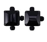 NONDK Junction Box IP68 Waterproof 3 Way Cable Connectors Outdoor/External Electrical Junction Box 5.5mm-10.2mm Pack of 2