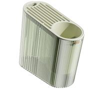 NONDK Knife Holder Storage Rack Countertop Multifunctional Chopstick Cage Knife Holder Integrated Storage Box Easy to Use,A