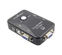 NONDK KVM Switch 2 Port VGA Switch USB 2.0 KVM Mouse Switcher Keyboard 1920X1080 Box Sharing Switch Vga Splitter