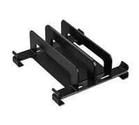 NONDK Laptop Stand Holder Adjustable Vertical Desktop Notebook Dock Space-Saving Computer Stand Black