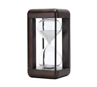 NONDK Large Premium Walnut Hourglass,60 Minutes Sand,Hour Glass with Sand Timer for Gift,Hourglass Decor for Desk A