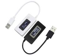 NONDK LCD Dual USB Charger Mobile Power Detector Voltage Current Meter Monitor USB Current and Voltage Meter Tester
