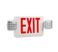 NONDK LED Exit Sign with Emergency Lights,Adjustable LED Emergency Exit Lights with Battery Backup,Exit Sign for Business