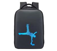 NONDK LED Screen Backpack Mochila Bag Display Advertise with WIFI for Travel Express with Name LOGO Outdoors