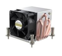 NONDK LGA2011-R63 Cooler 150W for LGA 2011 Radiator 2U 4 Heat Pipe LGA2011 Square Type 80mm X 80mm Mounting Pitch Heat Sink