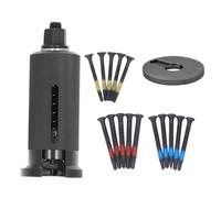 NONDK Lock Cylinder Puller with 15pcs/Bag Screws Nail Puller Lock Tool Stainless Steel Power Puller Professional Lock Door