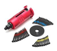 NONDK Lock Repair Pin Extractor Tool Includes 30 Steel Self-Tapping Dovetail Screws One Pad for Pin Pulling Out Puller