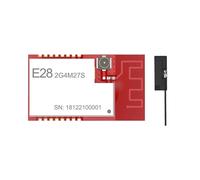 NONDK Long Range Wireless Module SX1281 LoRa BLE 2.4GHz 27dBm SPI 8000m Ranging Positioning Wireless Transceiver W/Antenna