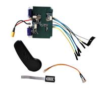 NONDK Longboard 12S 48V Dual Driver Board Motherboard with 2 Drive ESC Speed Controller, Remote Control& Power Display- DIY Accessory