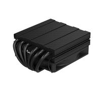 NONDK Low Profile 6 Heat Pipe CPU Cooler for 1700/1200/115x/AM5 AM4 Mini ITX Case 51mm Height TDP160W Radiator Black
