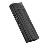 NONDK M. 2 NVMe NGFF SSD Enclosure Case Box 10Gbps Aluminum USB C 5 in 1 Dock Type C HUB SD TF Card Reader