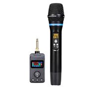 NONDK M50 Wireless Microphone with Anti-Whistle Reverb Bluetooth Functionality for Home Entertainment KTV Singing