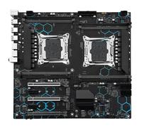 NONDK MACHINIST X99 MD8 Motherboard Dual CPU E-ATX Support Xeon LGA 2011-3 Processor 8 DDR4 Slot USB3.0 SATA3 NVME M.2