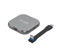 NONDK Magnetic Type-C M.2 2230 NVMe SSD Enclosure Type-C SDD Enclosue with PD100W 10Gbps for Laptop Support ProRes