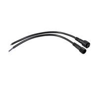 NONDK Male Female Plug 2 Pin LED Waterproof Connector Cable Black
