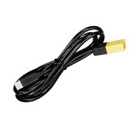 NONDK Male Plug to Type-C Plug Power Supply Cable/T Charging Adapter Cable for PD60 Charger RC Drone Quadcopter Plastic 1 Pcs