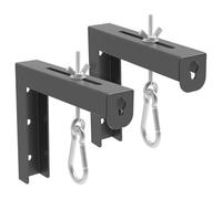 NONDK Manual Adjustment 6 Inch Extension Universal Projector Screen L-Bracket Wall Hanging Mount with Hook