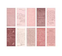 NONDK Material Book, Retro Notebook Decoration Collage Material, Diary, DIY Production, Handicrafts Pink