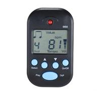 NONDK Metronome Clip-on LCD Digital Rhythm Metronome for Guitar Violin | Compact clip-on metronome with clear LCD, indicator light, TAP tempo, 0-9 , 30-280 BPM, 3.5mm earphone jack.