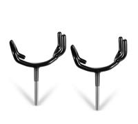 NONDK Mic Support 2pcs Microphone Boom Pole Holder Cantilever Bracket Fixing Clip, Audio Boom Cradle Mount Stand for Recording