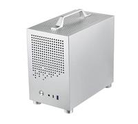NONDK Micro-ITX Case PC Case SKTC A17 SGCC Computer Case Support Micro-ITX Mini PC Silver
