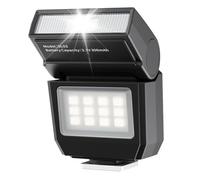 NONDK Mini Camera Flash Suitable for Beginners 90° Adjustable Angle Universal Single-Contact Hot Shoe Mount