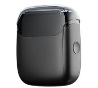 NONDK Mini Reciprocating Electric Shaver, Men' S for Travel Car Use, Compact, Portable Waterproof Design Grey