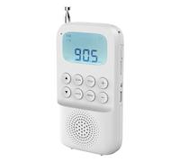 NONDK Mini Wireless Bluetooth Speaker Radio Receiver, MP3 Player, Headphone Jack, Type-C USB Rechargeable Portable Design A
