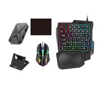 NONDK Mobile Games Converter Kit Mobilador Kit Gaming Keyboard Mouse M1 Pro+ 5 in 1 Bluetooth Combo Controller Connection