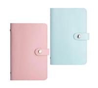 NONDK Money Saving Binder 100 Envelopes Budget Kit for Cash Saving Plan | Compact two binder set with 100 envelopes, ideal for on-the-go budgeting and kid-friendly money lessons together