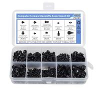 NONDK Motherboard Standoffs& M. 2 SSD Mounting Screws Included-400 Piece for PC Building and Repairing Computer Kit