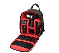 NONDK Multi-Functional Camera Backpack, Waterproof Outdoor Camera Bag for Hiking Travel Sprots-Red