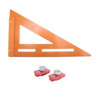 NONDK Multipurpose Triangles Ruler with Positioning Slide Universal Measuring Marking Tool for Carpenters,Layout Measuring